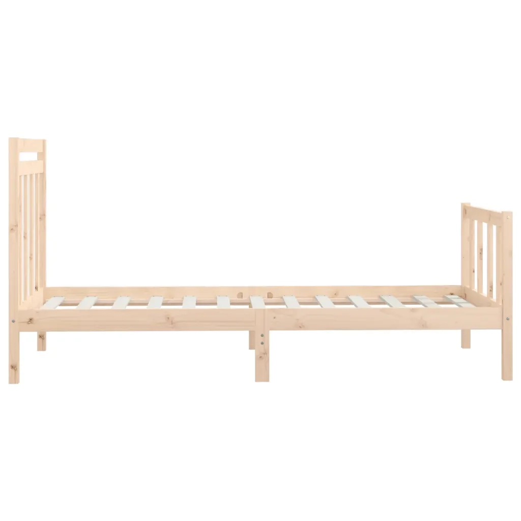 Giroletto-Struttura Letto in Legno Massello di Pino 90x200 cm 887430