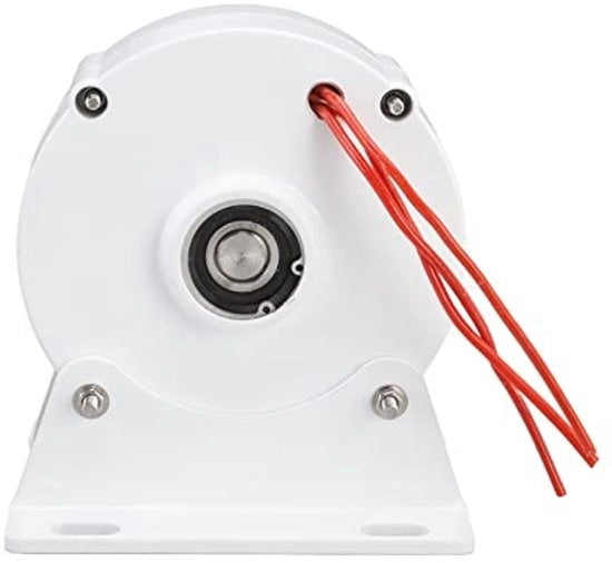 Generatore elettrico 200W - Energia eolica - Sostenibile e efficiente - Bianco - Generatore trifasico - Adatto per uso domestico - Costruito in alluminio