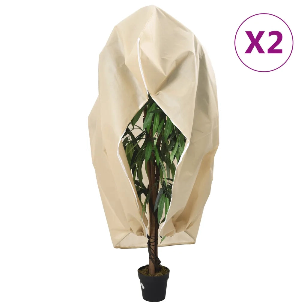 Coperture con Cerniera per Piante 2pz 70 g/mÂ² 1,2x1,8 mcod mxl 107675