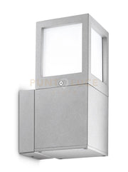 GES340-  APPLIQUE PER ESTERNI 1 LUCE ATTACCO E27 IP54 GRIGIO ALLUMINIO