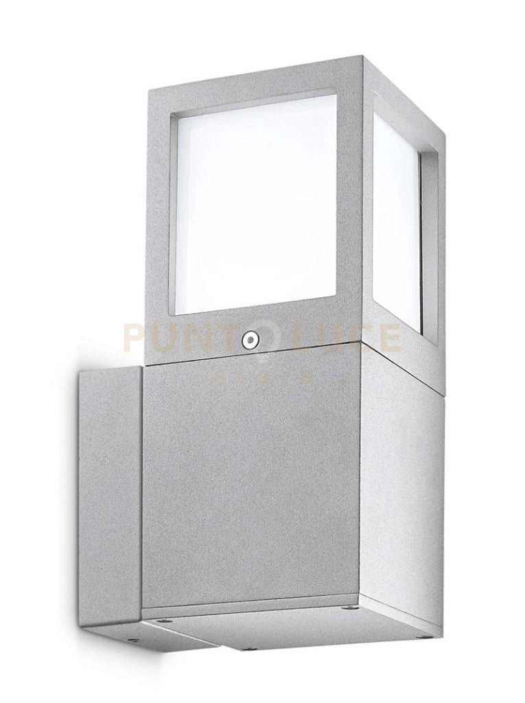 GES340-  APPLIQUE PER ESTERNI 1 LUCE ATTACCO E27 IP54 GRIGIO ALLUMINIO