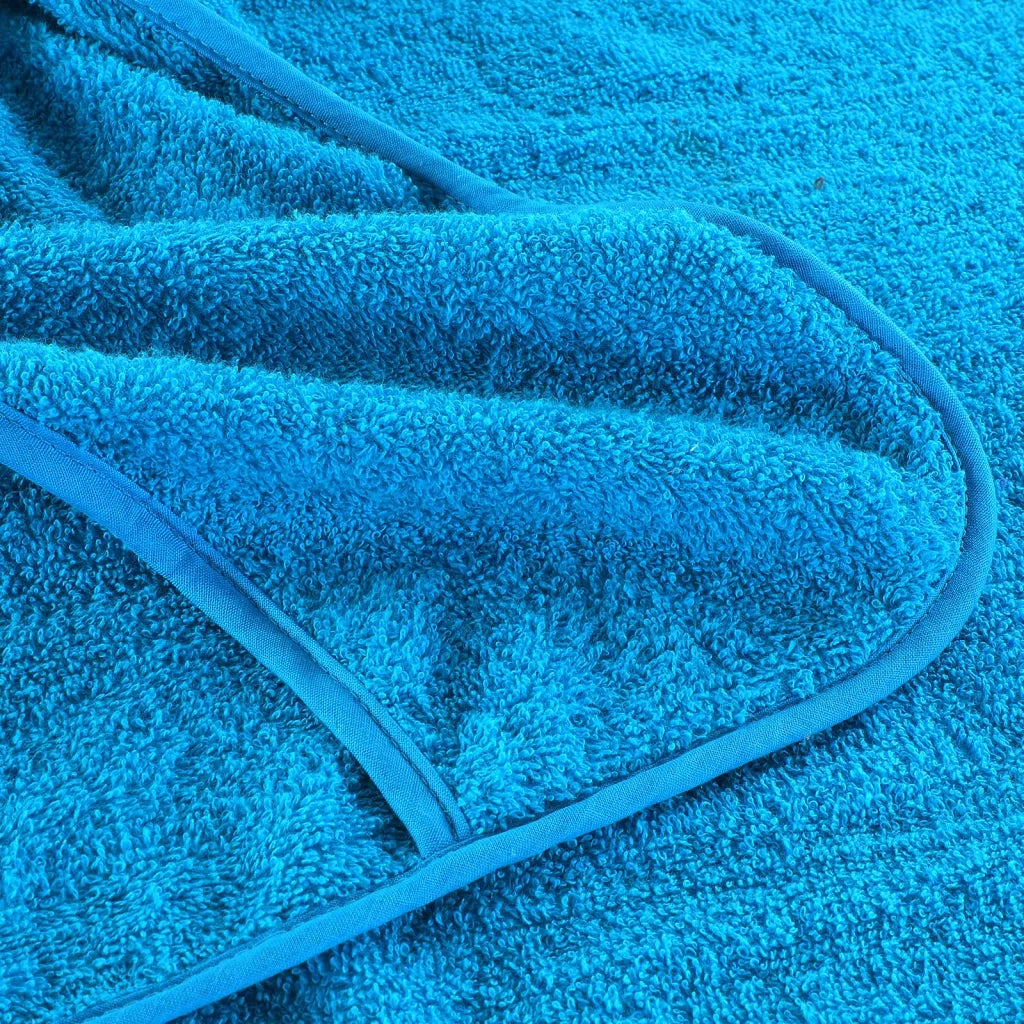 Asciugamani da Spiaggia 2 pz Turchese 60x135 cm Tessuto 400 GSM CFW9564505