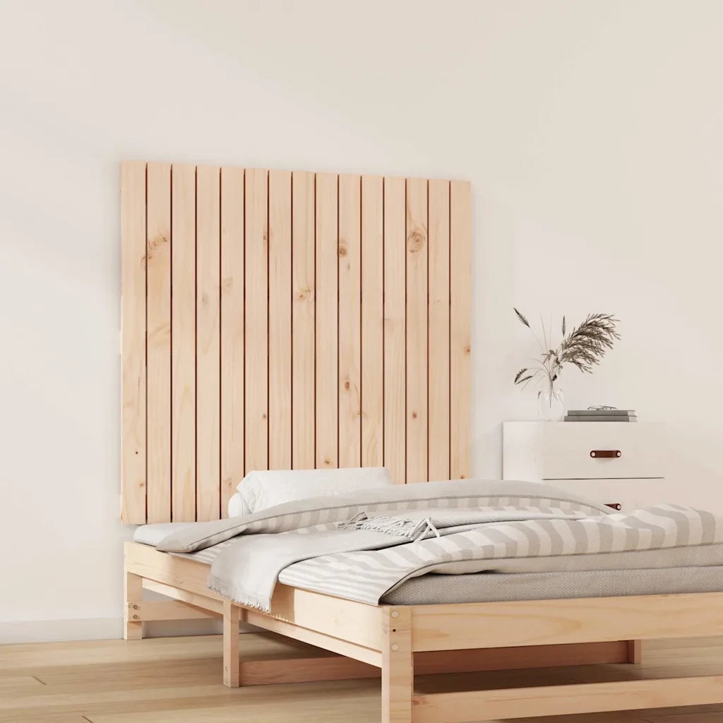 Testiera | Testata da Parete 95,5x3x90 cm in Legno Massello di Pino