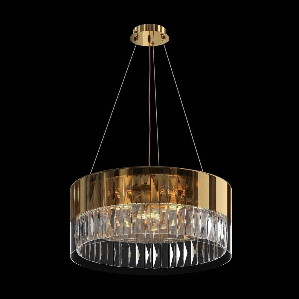 Lampadario Maytoni Wonderland Ø50 ottone cristallo 6xE14