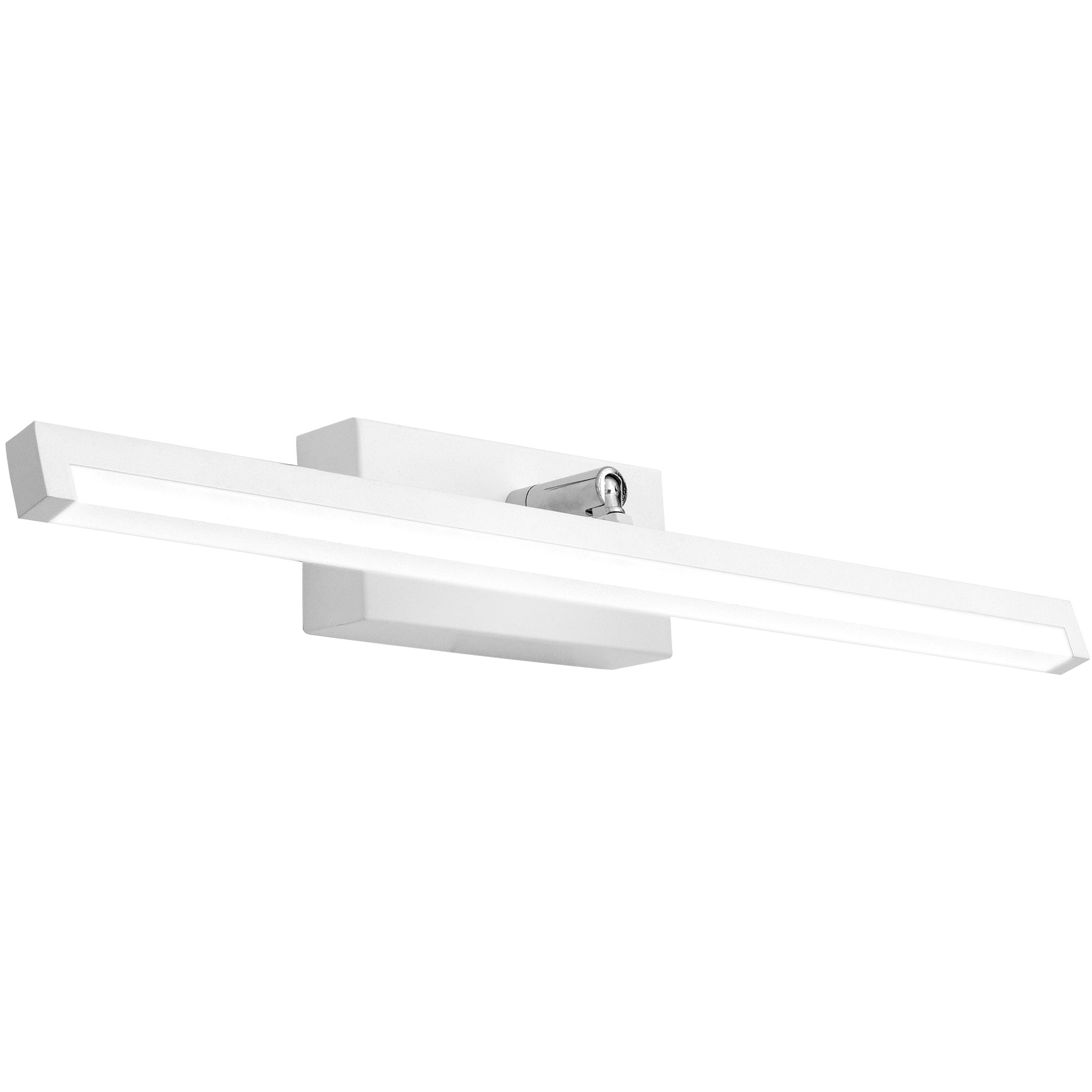 Lampada Da Parete Da Bagno Led Sopra Specchio 12w 50cm APP374-1W Bianco