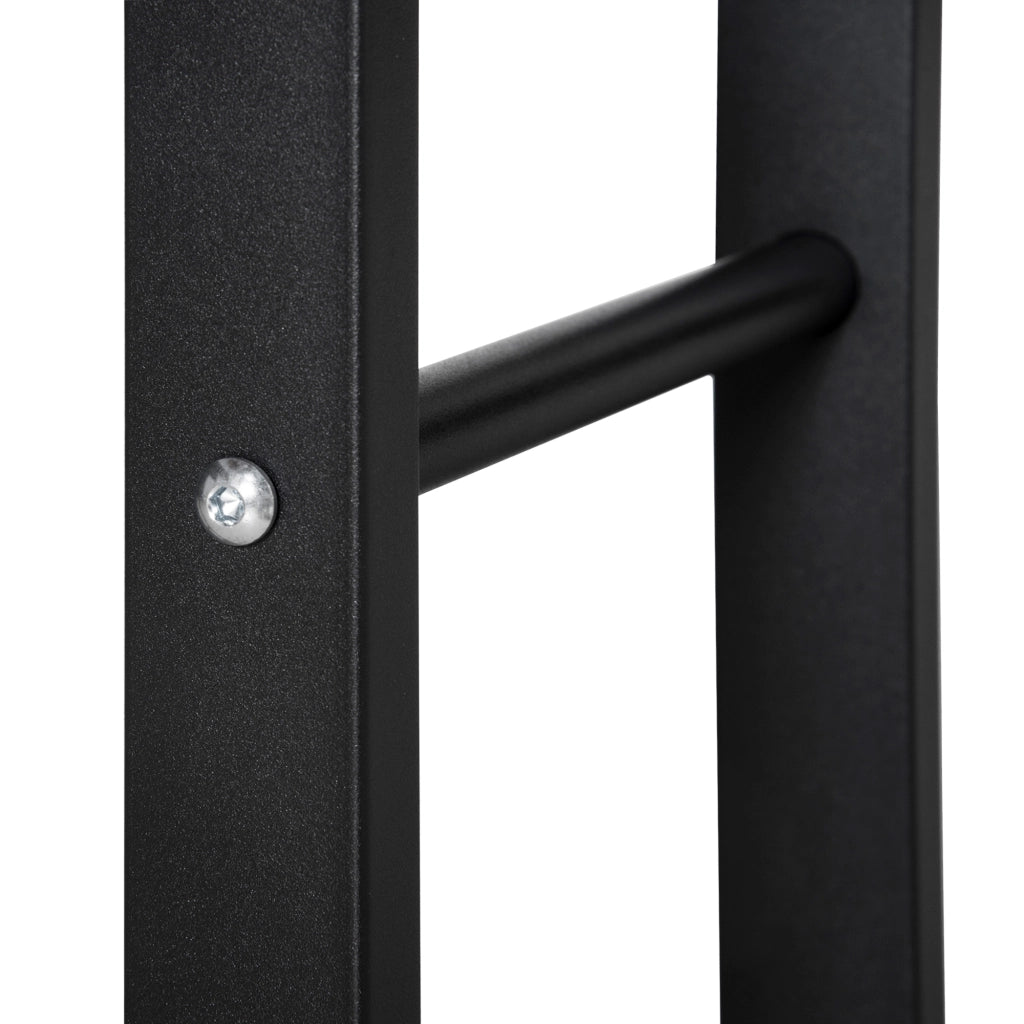 Porta legna per camino ¨C Zephmum ¨C Nero 40x25x100 cm