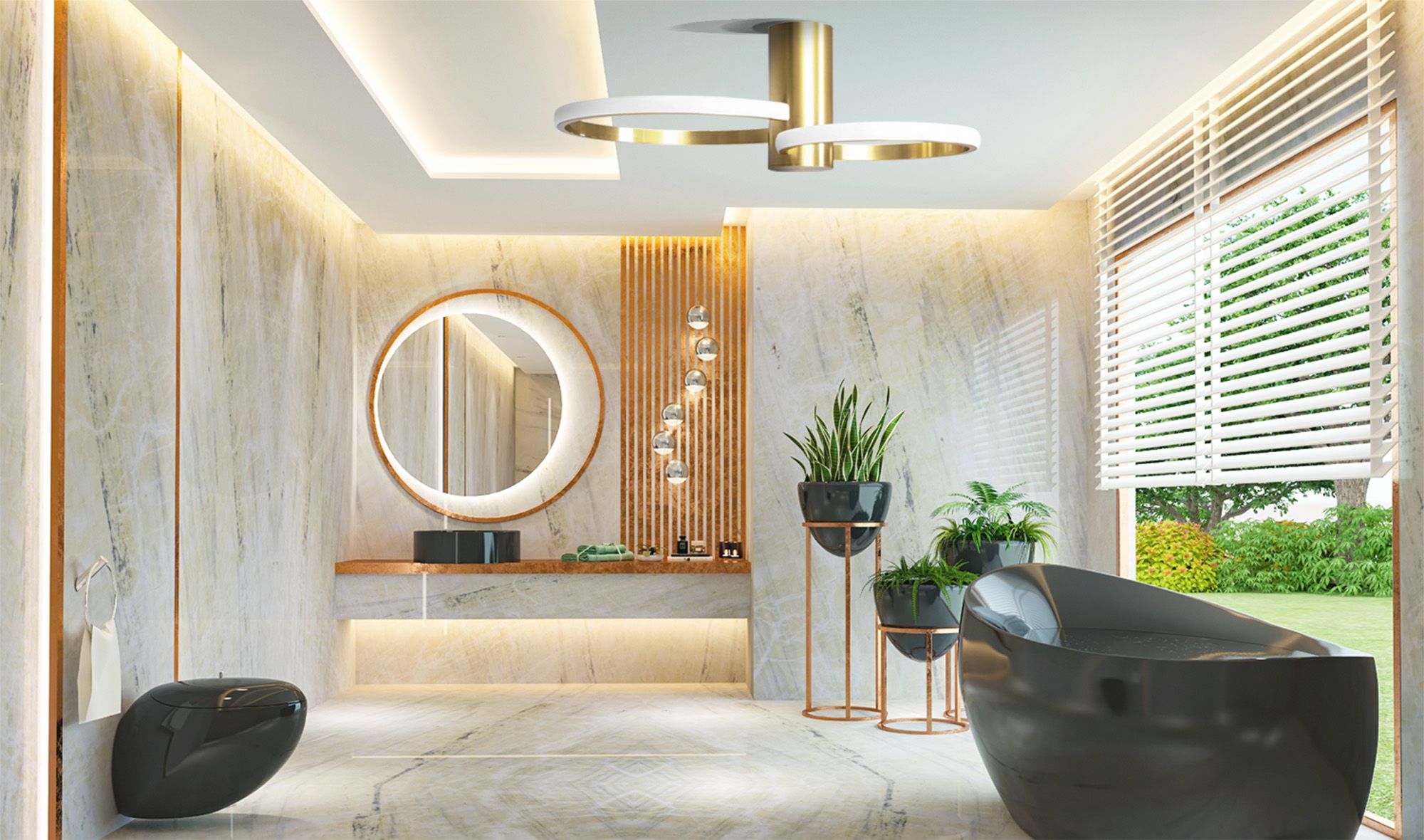 Lampada App1402-cw Gold