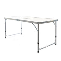 Toboli Tavolo da campeggio pieghevole 120x60x70cm altezza 54/61/70cm portatile e multiuso