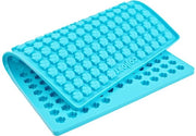 Forme per biscotti per cani in forma di chiave, silicone, resistente al calore, sicuro per l'alimentazione e BPA-free (Mini chiavi (1,5 cm), blu turquesa)