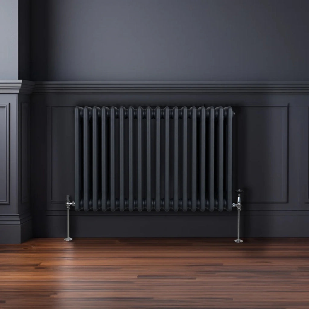 Termosifone Radiatore a 3 colonne per riscaldamento centralizzato Grigio Antracite 60x83cm