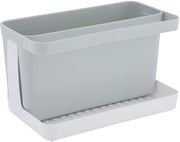 Organizzatore per Caddy con chiusura - Raccoglitore per cucina - Organizzatore per lavabo - Materiale plastico - 20 x 12 x 11 cm - Design eterno - Raccoglitore per cucina