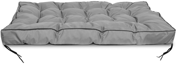 AIO FACTORY Cuscino da giardino impermeabile grigio 120x80 cm per panca in pallet