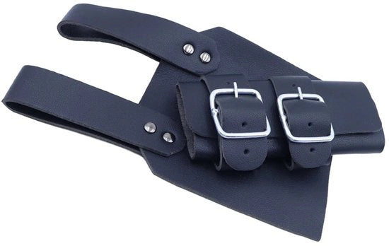Holster/Piratenhouder per Cosplay in Pelle PU Durevole - Destra - Medievale Tasca in Pelle di Vipera - Nero