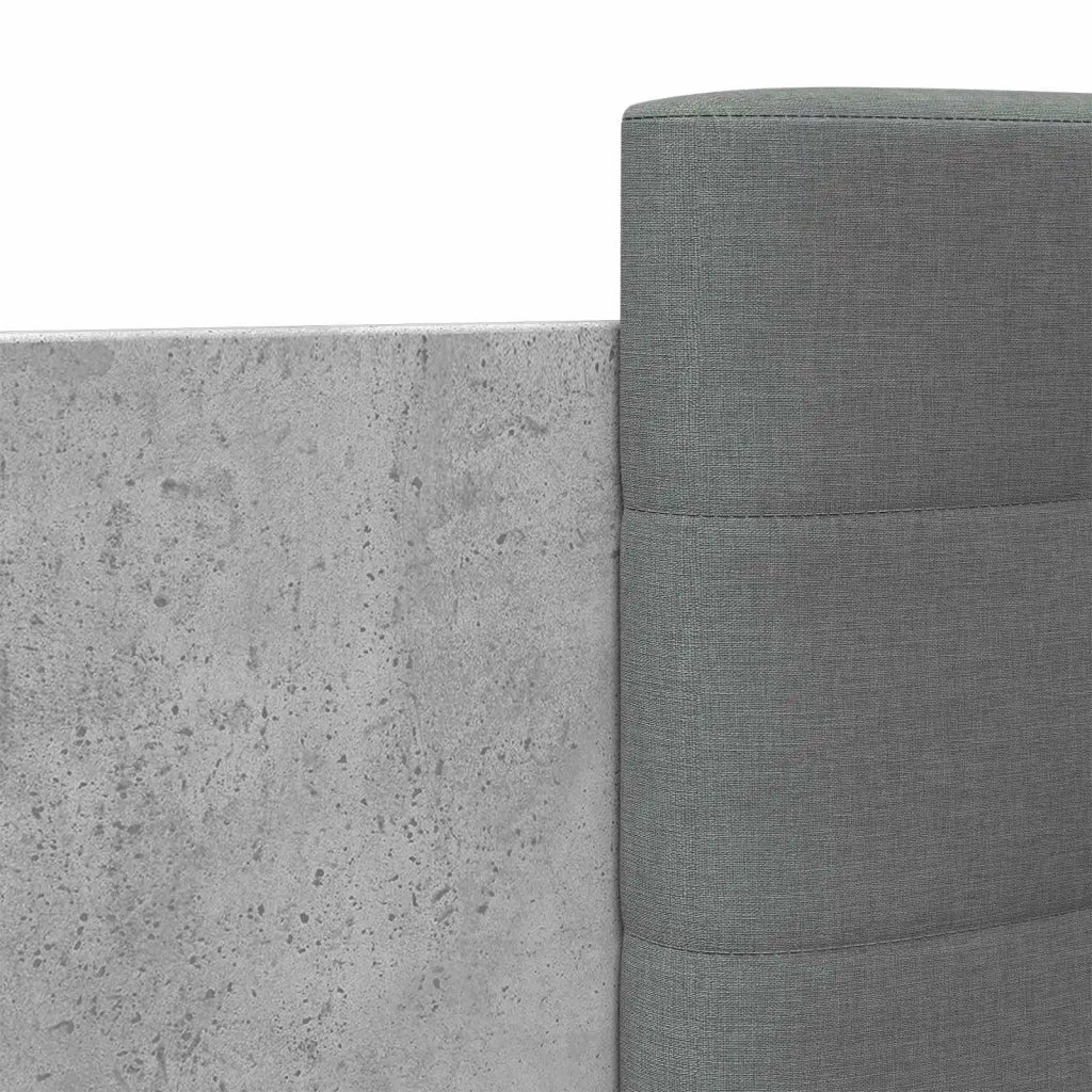 Letto con LED Grigio Cemento 80 x 200 cm Legno ingegnerizzato 3429666