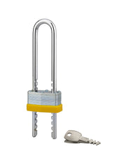 Lucchetto regolabile ad arco lunghezza variabile 40mm, acciaio laminato, 2 chiavi in acciaio - THIRARD