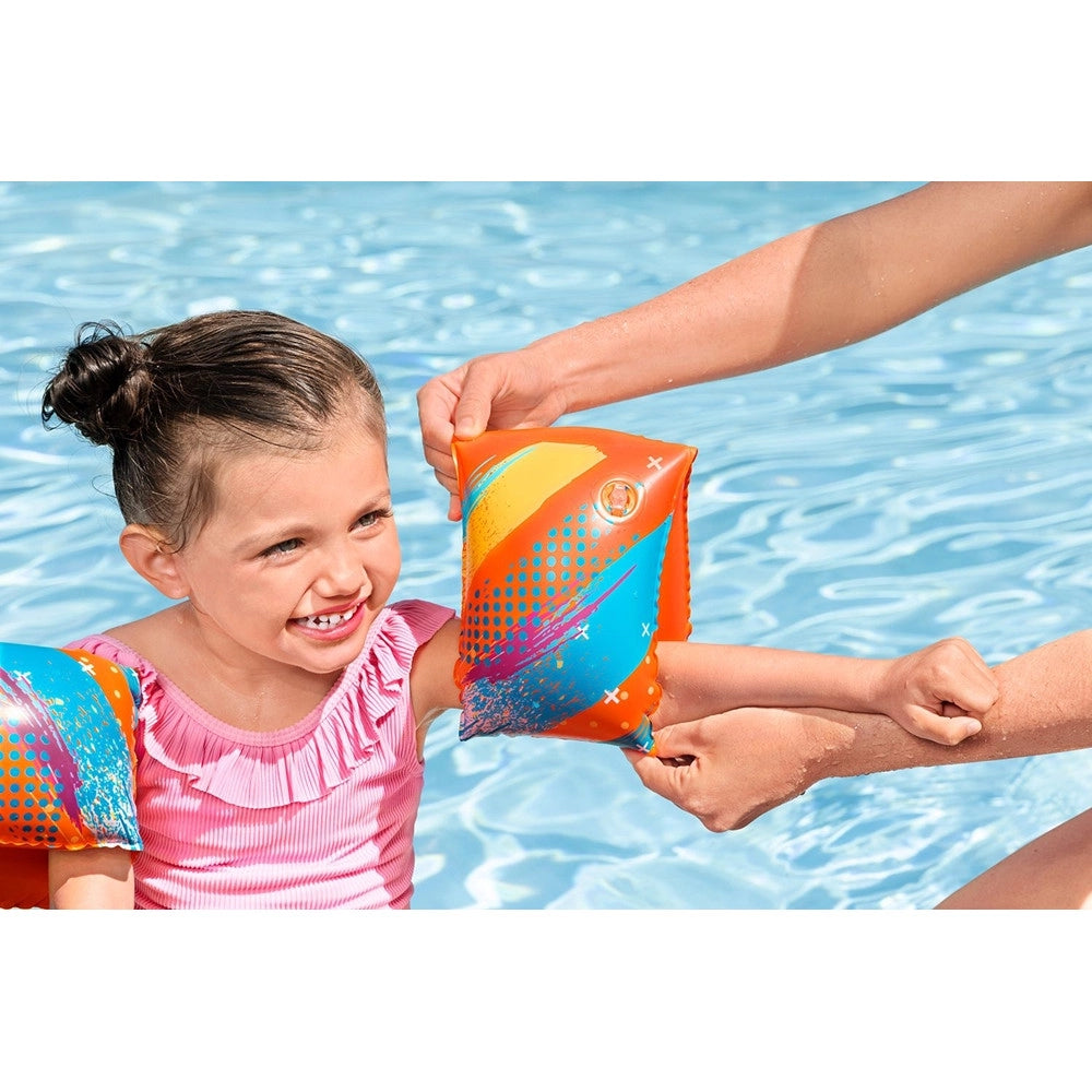 Trade Shop - Braccioli Gonfiabili Galleggianti 25x15cm Colorify Toughlite Per Bambini 3-6 Anni 32273 -