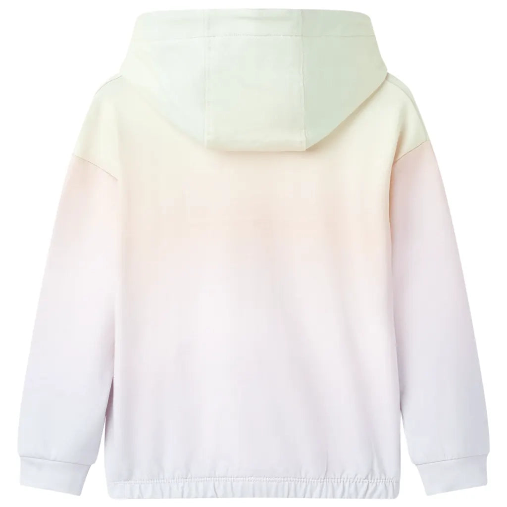 Felpa con Cappuccio da Bambina Bianco Stella 116cod mxl 117242