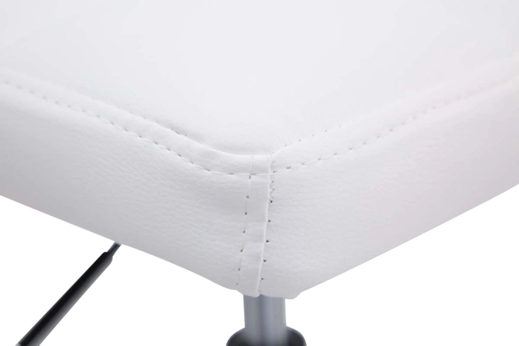 Set 4 sedie da lounge Palma similpelle bianco