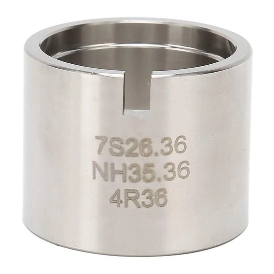 Sostegno orologio movimento universale in acciaio inossidabile - Reparazione fissa e precisa - Adatto per SKX007/NH35/36/7S26/36/4R - Supporto orologio movimento