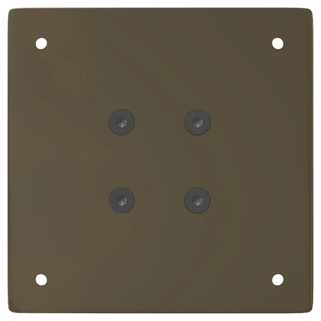 Gambe per tavolino da caffè 4 pz in acciaio naturale 42 cm Acciaio 4012491