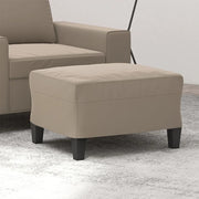 Poggiapiedi Tortora 60x50x41 cm in Tessuto Microfibra cod mxl 68030