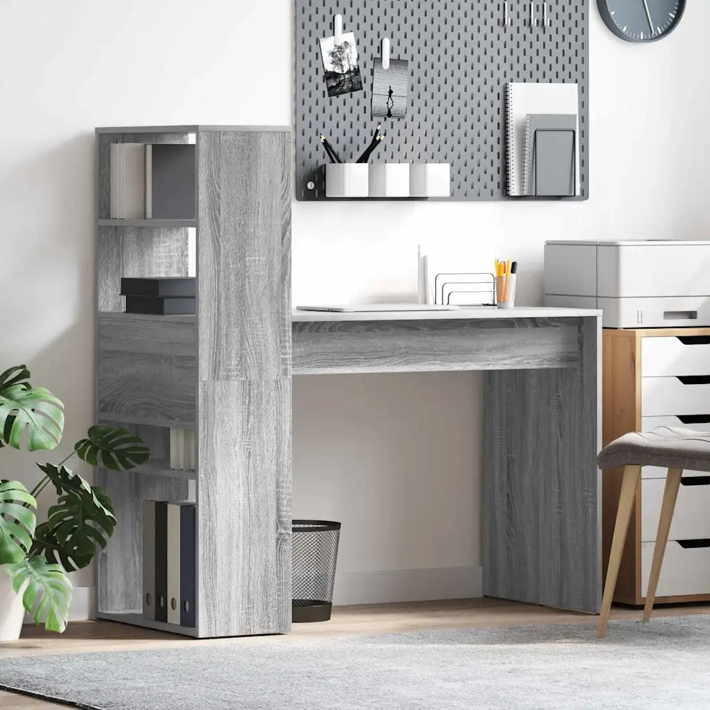 Scrivania Grigio Sonoma 113 x 54 x 120 cm Legno multistrato 869279