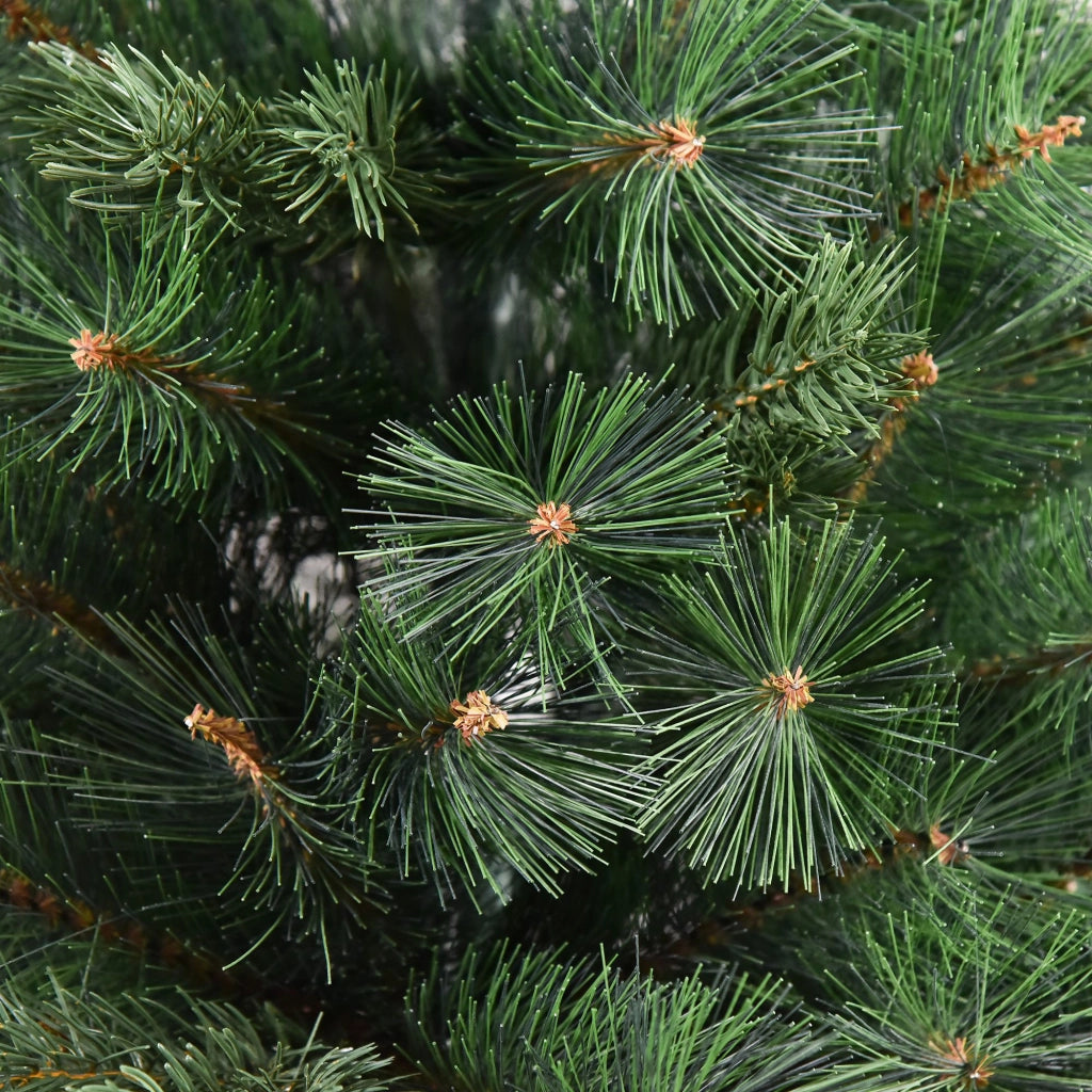 Albero di Natale ?90 x 180 cm, abete artificiale, aghi realistici, verde