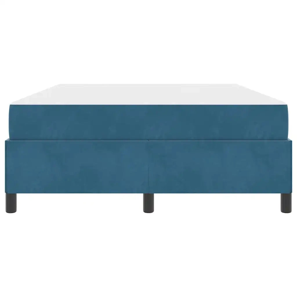 Struttura del letto Blu Scuro 140 x 200 cm Tessuto