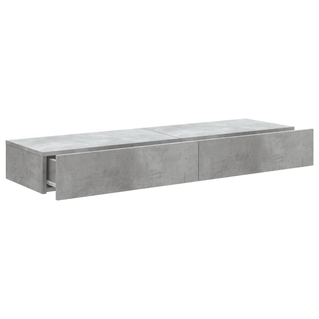 Mobile TV multimediale mensola TV credenza mobile TV per sala da pranzo soggiorno camera da letto con luci LED 2 pezzi 60 x 35 x 15,5 cm grigio 02_0028845