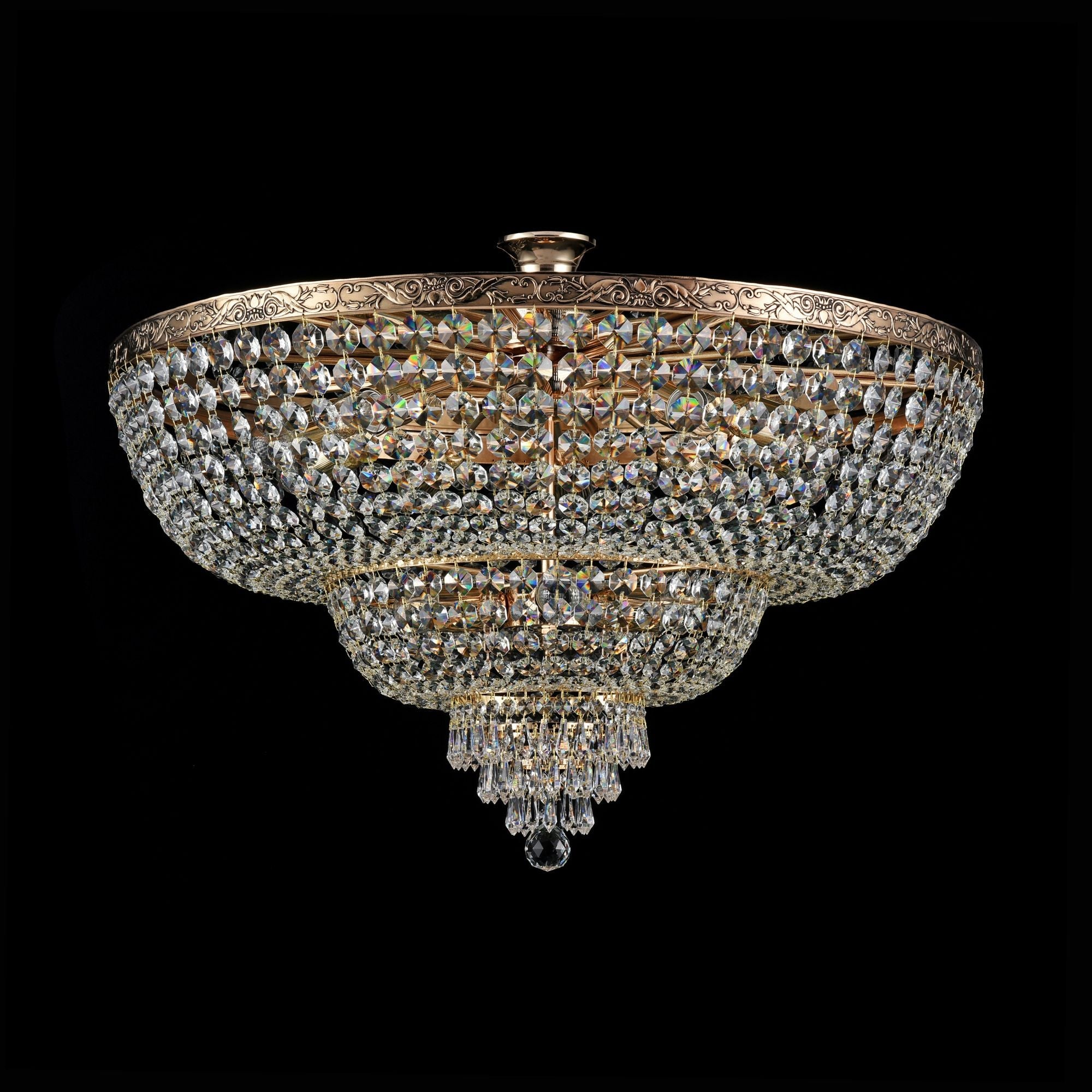 Lampadario Royal Classic in Metallo Palace Oro Antique