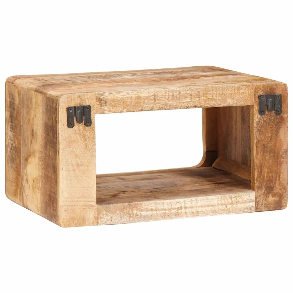 Comodino 2 pcs Marrone 45 x 30 x 24 cm Legno di mango massello 4104579