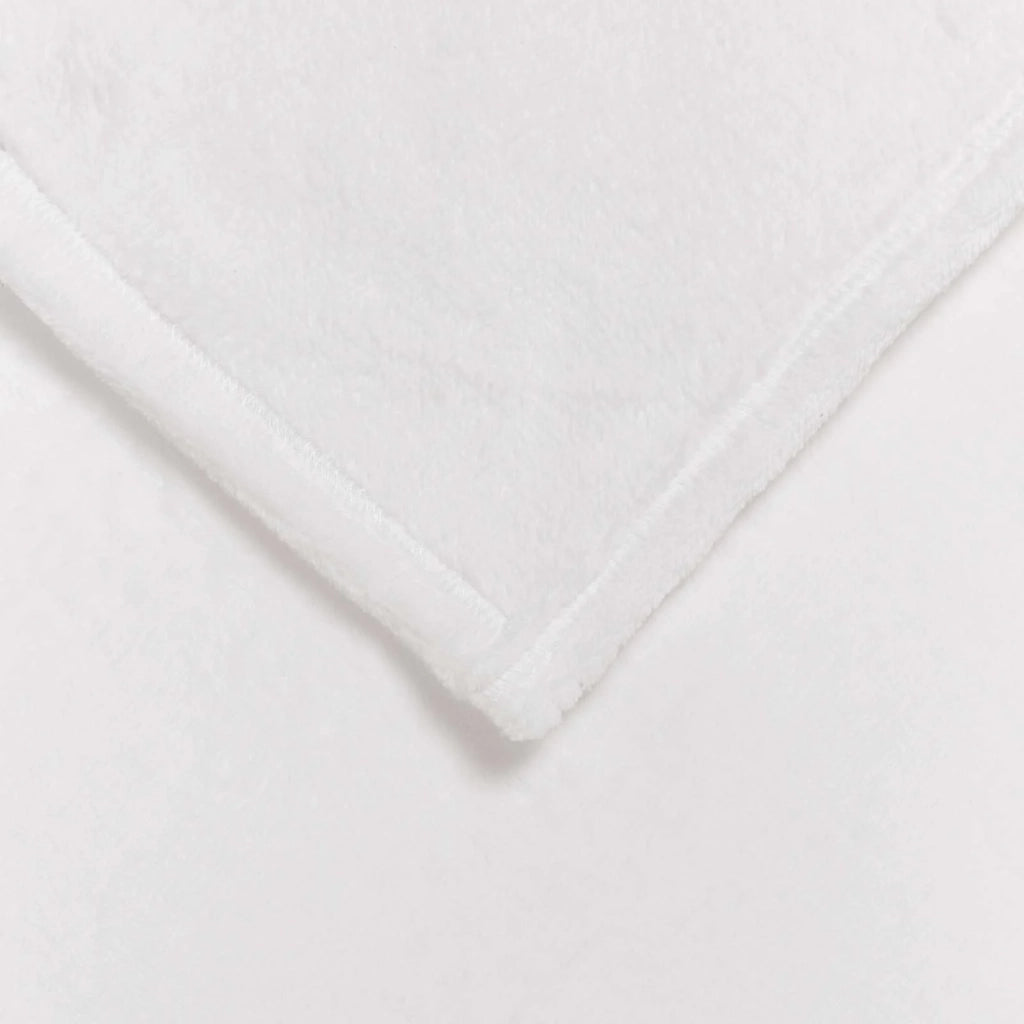 Coperte da Pile 6 pz Bianco 240 x 270 cm Panno