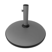 Terra - Base per Ombrellone da Giardino Rotondo Ø45 cm 15 Kg in Cemento Grigio