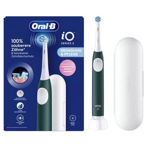Oral-B iO Series 2 Forest Green con custodia da viaggio