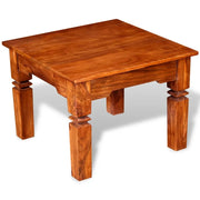 Tavolino da Salotto in Legno Massello 60x60x45 cm 244048