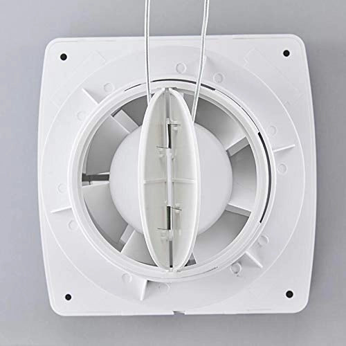 Ventola Aspirazione Bagno Da Muro o Soffitto Piccolo e Potente 171X171mm Foro 100mm Profondità 84,6mm 10W 230V 50Hz 150m³/h 30dB