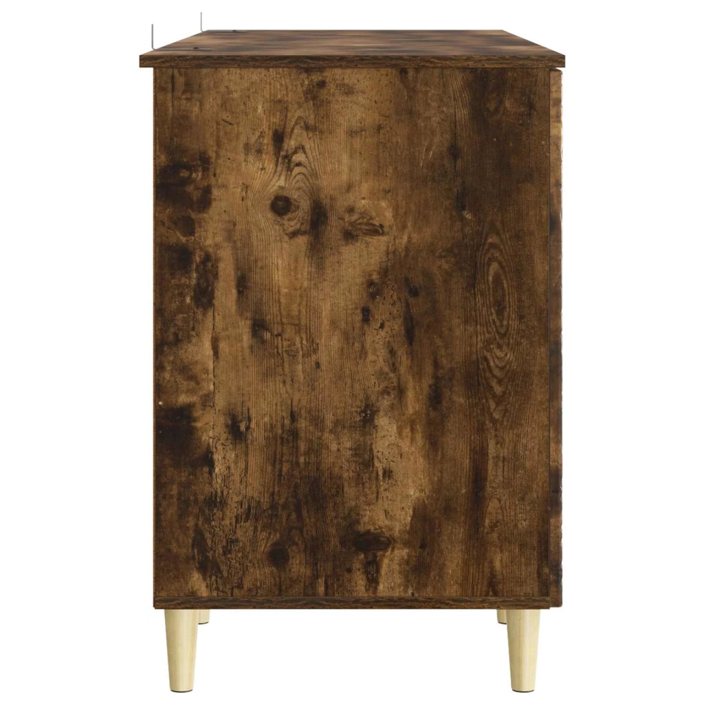 Scrivania Rovere Fumo 142,5 x 50 x 75 cm Legno ingegnerizzato 3414617