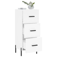 Credenza Bianca 34,5x34x90 cm in Legno Multistrato 828612