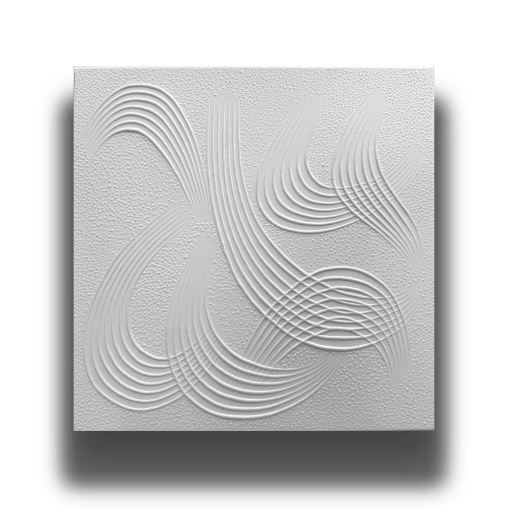 10 o 20mq (40 oppure 80 pezzi) di pannello decorativo 3D a soffitto in EPS isolante 50x50cm MIRAZ - Pacco da 20 metri quadrati