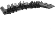 Blocco di abrasione flexibile 14 pezzi - Panno di abrasione in gomma - Per lavorazione del legno - Smerigliatura/Pulitura - Duraturo e Versatile - Strumento di abrasione
