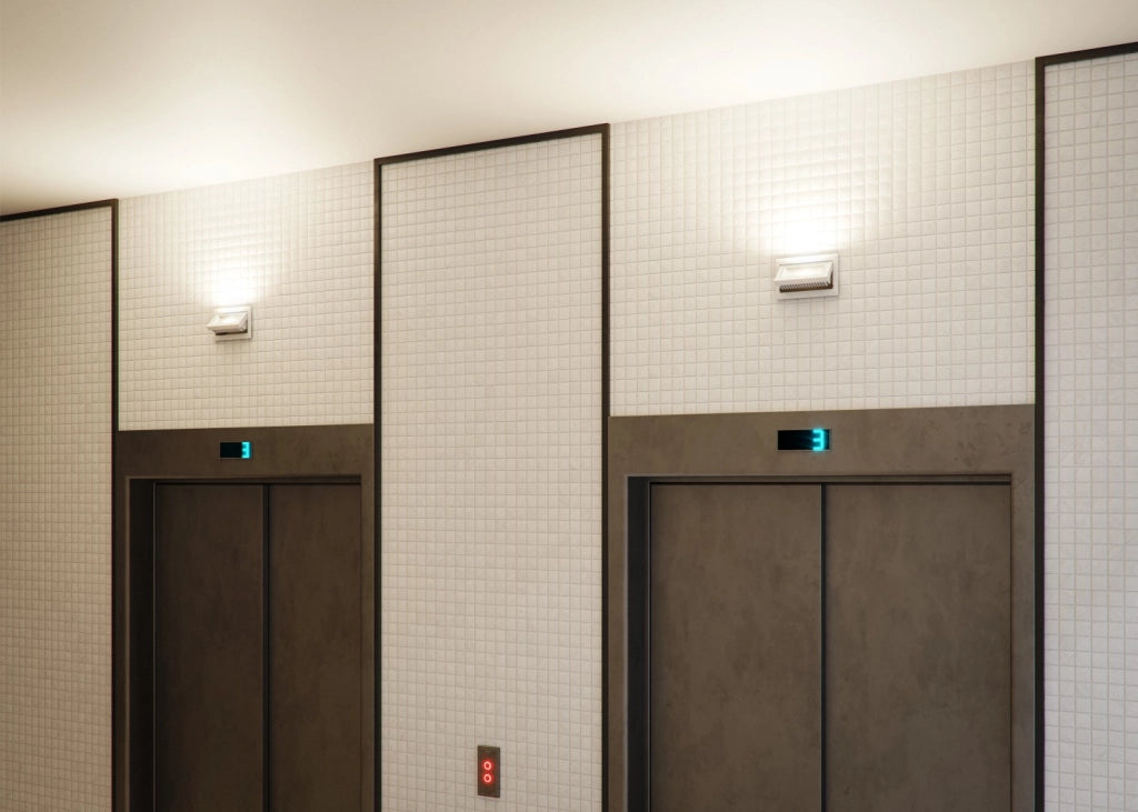 Faretto LED da incasso a soffitto Bonn 40W 3000K 100º, Luce ambientale indiretta per interni, Finitura Argento Opaco - Beneito & Faure