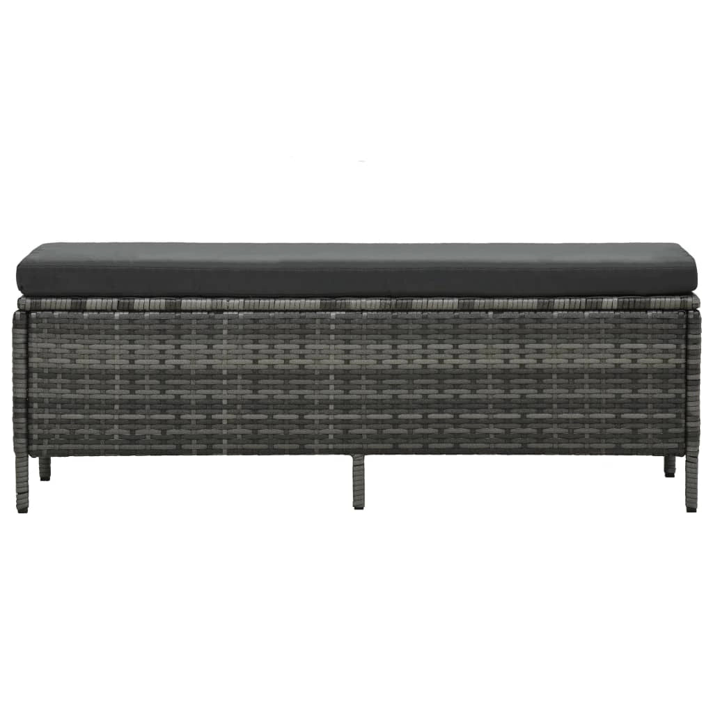 Set mobili da giardino 3 pz con cuscini in poly rattan grigio 02_0015998