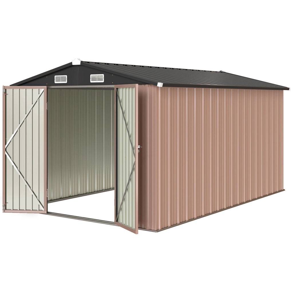 Capanno da Giardino ¨C zephmum ¨C 364x238 cm, Marrone, Metallo