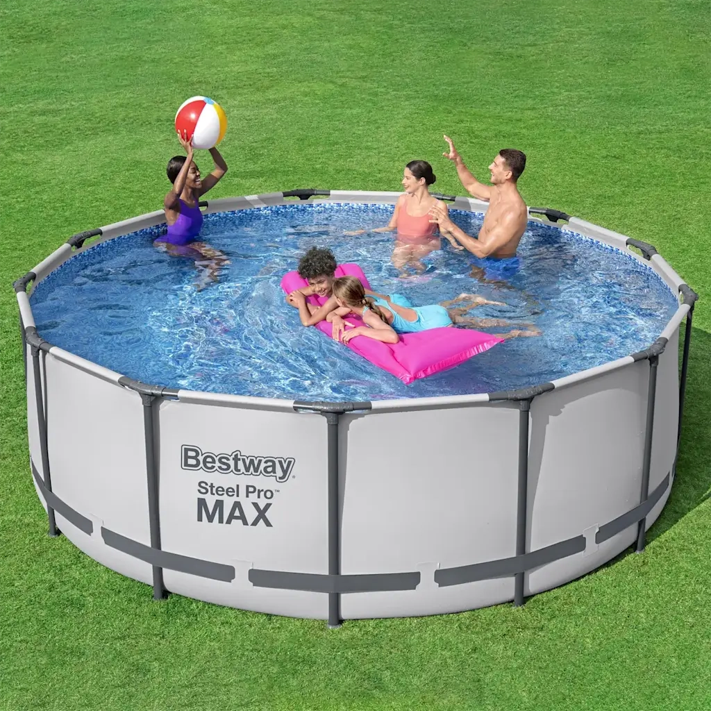 Bestway Set Piscina Rotonda Steel Pro MAX 396x122 cm 3202687