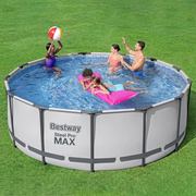 Bestway Set Piscina Rotonda Steel Pro MAX 396x122 cm 3202687