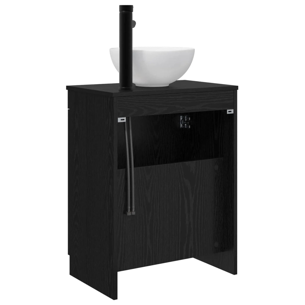 Mobile da bagno con lavabo Nero 54 x 35 x 83 cm 890115