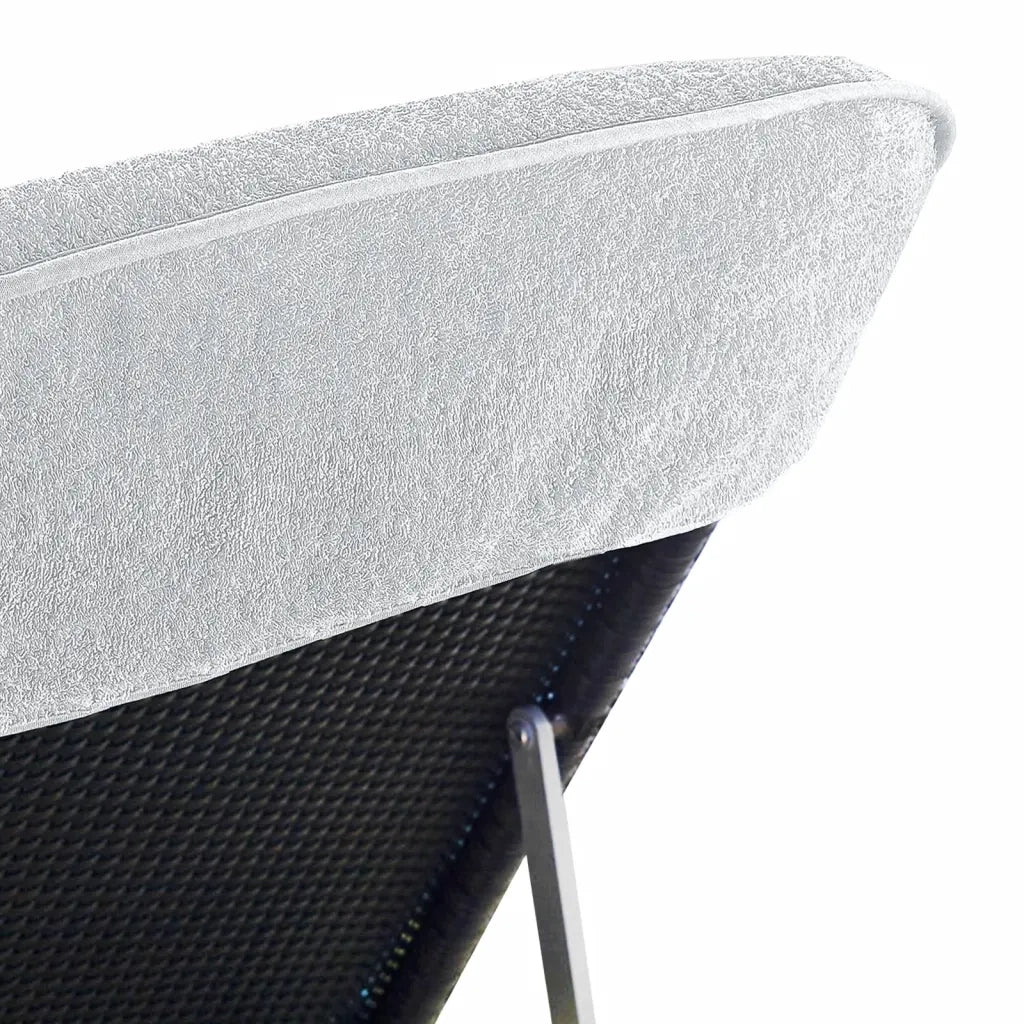 Asciugamani da Spiaggia 2 pz Bianchi 60x135 cm Tessuto 400 GSM CFW8330336