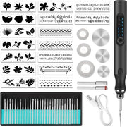 Kit di utensili per la scultura - caricabile via USB, senza fili, mini - 30 trapani