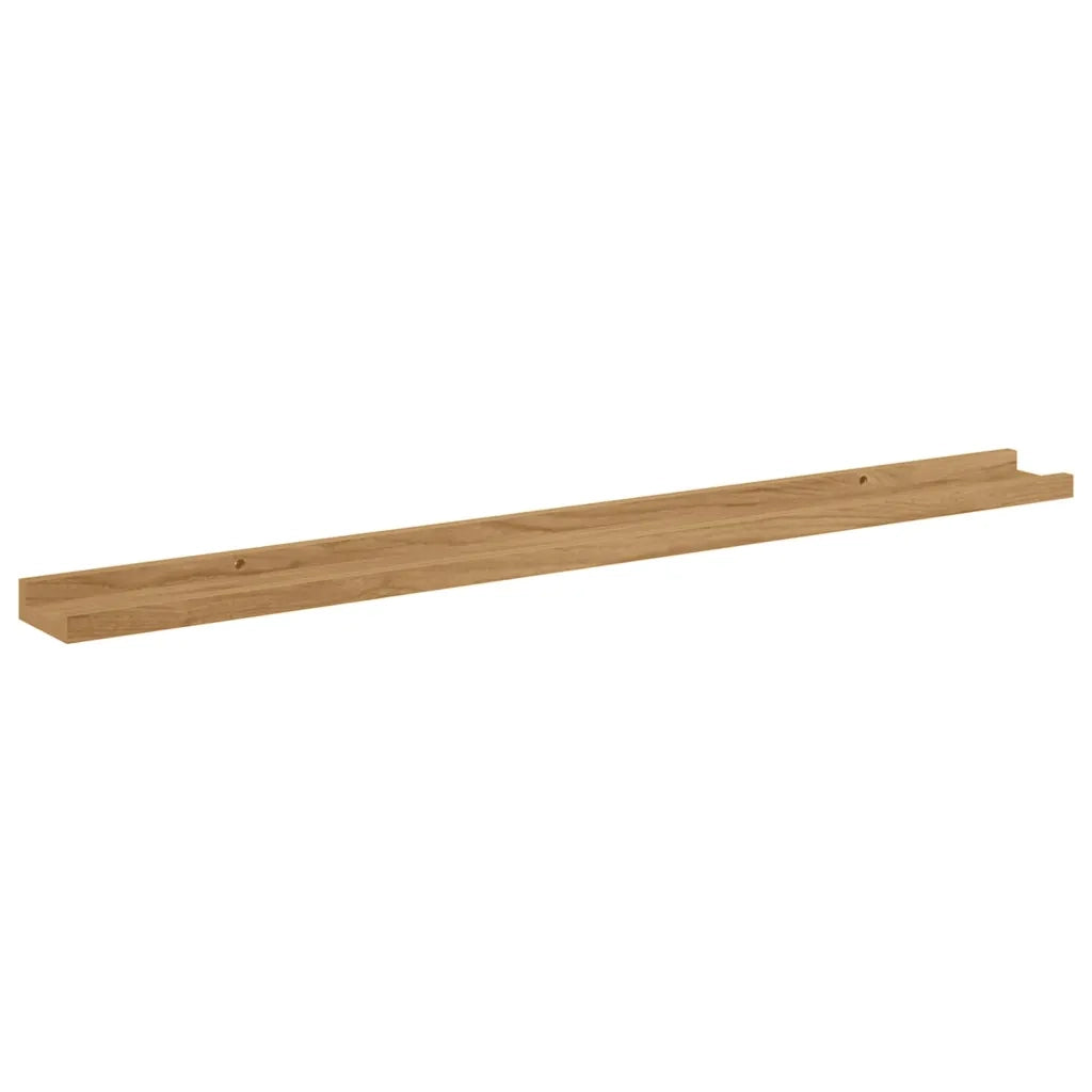 Scaffale da parete con lo scaffale 2 pcs Marrone 100 x 9 x 3 cm 42020014