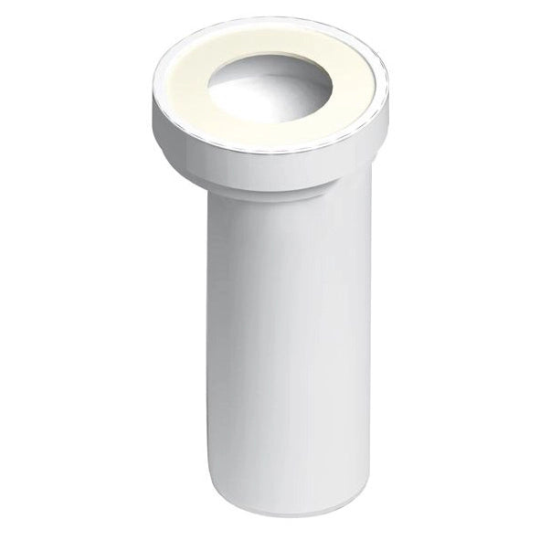 MANICOTTO ECCENTRICO PER W.C. CON TERMINALE LISCIO- Diam.  90 mm- BONOM- pezzi 1
